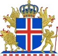 Wappen des Königreichs Island 1918 bis 1944