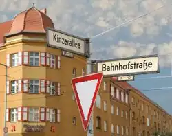 Kinzerallee Ecke Bahnhofstraße