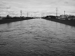 … und in Offenburg, bei Hochwasser