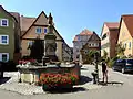 Brunnen im Zentrum von Kirchberg.