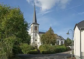 Ortsmitte mit Kirche St. Cornelius