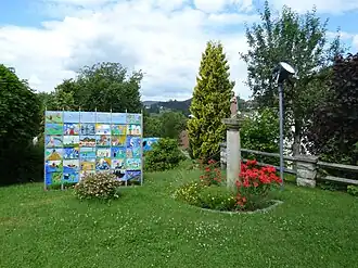 Schmuckplatz an der Westseite