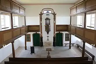 Kirche Oberschmon Blick auf den Altar