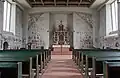 Innenraum mit Blickrichtung zum Altar