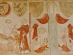 b) Rechter Teil der Bestattung, 7. Schutzmantel­madonna