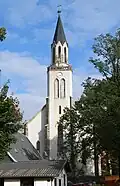 Turm der Kirche