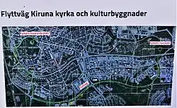 Geplante Kirchenumzugsroute