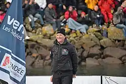 Kito de Pavant in Les Sables-d’Olonne vor dem Start zur Vendée Globe 2016/17