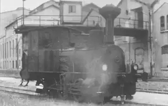 historische Aufnahme als Werklok von 1950