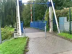 Klappbrücke über den Amtsgraben im Zuge von Am Amtsgraben