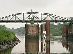 Der drehbare Brückenteil