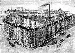 Der Hauptsitz des Verlags um 1880