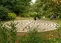 Labyrinth im Klostergarten