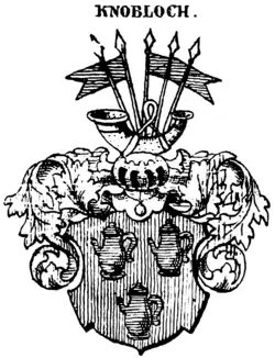 Stammwappen derer von Knobloch (Meißen)