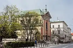 Blick von der ul. Miodowa