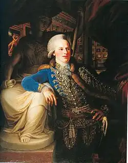 Graf Franz Josef Koháry (1767–1826) im Alter von 20 Jahren