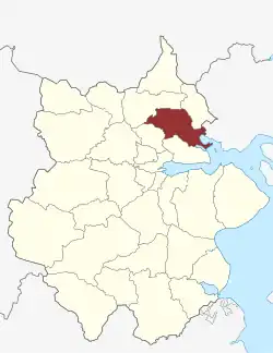 Lage des Eltang Sogn in der Kolding Kommune