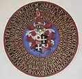 Schild Hans von Thümen. Hofmarschall. Kirche Komturei Lietzen
