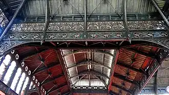 Konstruktionsdetail der Markthalle