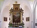 Spätrenaissance-Hochaltar, gestiftet 1626