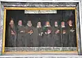 Gemälde über dem Beichtstuhl mit 8 der 11 Pfarrer aus Sülzenbrücken und Kornhochheim
