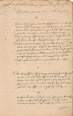 Der Vertrag zwischen den Niederlanden und Koxinga