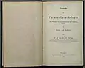 Grundzüge der Criminalpsychologie, 1872