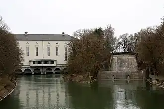 Wasserkraftwerk Aufkirchen/Bayern 27&nbsp;MW Leistung