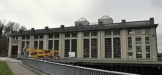 Maschinenhaus der Anlage von 1913