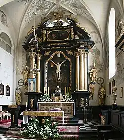 Hauptaltar in der Heilig-Kreuz-Kirche Krakau