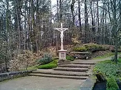 Kreuz auf dem Soldatenfriedhof