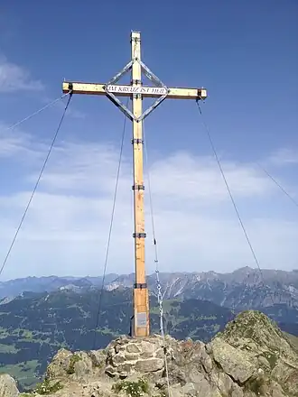 Gipfelkreuz des Kreuzjochs