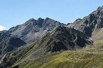 Kreuzspitze von Südosten