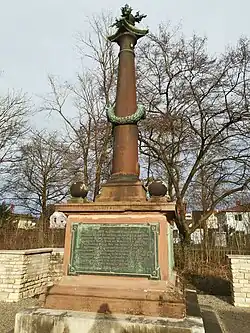 Denkmal auf dem Westfriedhof Augsburg.
