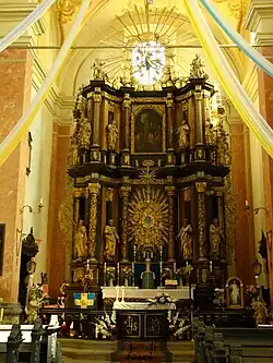 Krossen, Wallfahrtskirche Mariä Heimsuchung, Altar