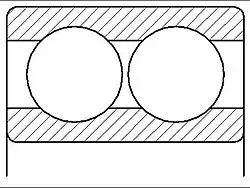 Zweireihiges Rillenkugellager