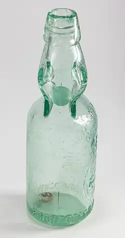 Kugelverschlussflasche des Schlossbrunnens, um 1900