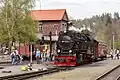 Neubaudampflok in Alexisbad