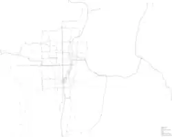 Netzentwicklung (gesamtes Stadtgebiet; durchgezogen = Bestand, unterbrochen/punktiert = stillgelegt)