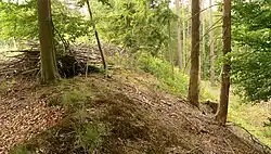 Steilabhang von oben gesehen