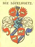 Das Wappen der Löffelholz (1605 – Siebmacher)