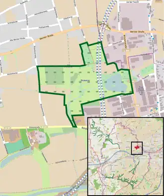 Übersichtskarte des Naturschutzgebiets