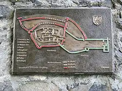 Plan der Löwenburg