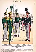 Jäger der Lübecker Bürgergarde, 1831