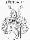 Wappenvariante derer von Lübtow in den Nachträgen von Siebmachers Wappenbuch