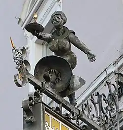 Plastik der Wirtin Hulda Brünninghaus