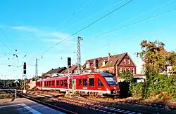 Zug am Bahnhof Lüneburg