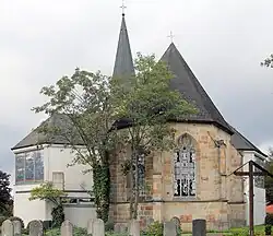 Ostseite der Kirche