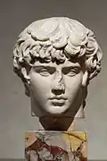 Römische Kunst: Kopf des Antinous.