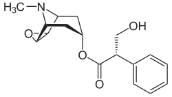 Strukturformel von L-Scopolamin